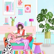 Colourful digital Illustration with Procreate  Ein Projekt aus dem Bereich Digitale Zeichnung, Digitale Illustration, Zeichnung und Traditionelle Illustration von Schreiber Andrea - 18.02.2025