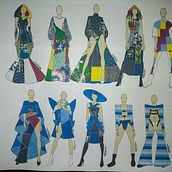 Coleção Susto. Drawing, Fashion Design, Sketchbook, and Fashion Illustration	 project by Chesller Rodrigues Moreira Ribeiro - 02.18.2025