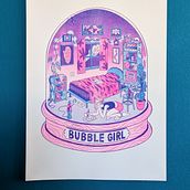 Bubble Girl. Un progetto di Artigianato, Illustrazione digitale e Stampa di Mai Sela - 19.02.2025