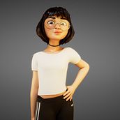 Expression test with Ji Eun rig. 3D, 3D Animation, 3D Character Design, and 3D Modeling project by swanlake739 - 02.19.2025