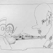 Deep brain Stimulation surgery. Projekt z dziedziny  Sztuki piękne,  R, sunek, R, sunek ołówkiem, R, sunek realist, czn, R, sunek anatomiczn i Sketching użytkownika hotrats2202 - 20.02.2025