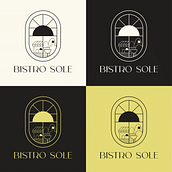 Bistro Sole Restaurant Logo Design. Br, ing, Identit, Design, Logo Design, and Graphic Design project by yusufalikacan2 - 02.20.2025