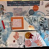 A la mer. Un progetto di Collage, Illustrazione tradizionale, Papercraft e Sketchbook di Noro Frédérique MAS - 20.02.2025