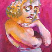 Monteverde Angel lost her wings. Un progetto di Pittura gouache, Illustrazione tradizionale e Pittura di Amelie - 22.02.2025