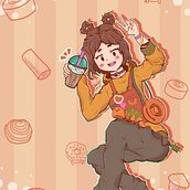Pan Dulce es Vida Dulce (Creación de Personajes Manga Urbanos). Character Design, Digital Drawing, Digital Illustration, Traditional illustration, Manga, Graphic Design, and Creativit project by Manuel Salazar - 02.23.2025