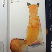 Fox in watercolor. Realistic Drawing, Traditional illustration, Naturalistic Illustration, and Watercolor Painting project by arantxa.blazquez - 02.23.2025