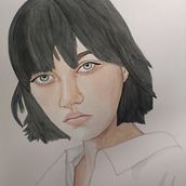 Retrato en acuarela a partir de una fotografía. Portrait Drawing, Traditional illustration, and Watercolor Painting project by arantxa.blazquez - 02.23.2025