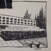 First crosshatching. Un proyecto de Dibujo, Ilustración tradicional, Ilustración con tinta, Sketchbook y Bocetado de zagal_delio - 25.02.2025