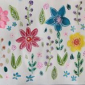 Floral Pattern Design with Watercolor. Un progetto di Illustrazione tradizionale, Illustrazione botanica, Pattern design e Pittura ad acquerello di Debbie Glade - 25.02.2025