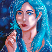 Chica Invernal Ein Projekt aus dem Bereich Design von Figuren und Digitale Illustration von Gustavo Blanco Sandoval - 26.02.2025