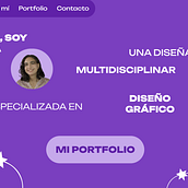 Mi web personal de diseñadora :). Un progetto di Progettazione di applicazioni, Design di prodotti digitali, Gestione di un portfolio e Web design di Julia Delgado - 26.02.2025