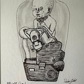 BB-28, Louise. Un progetto di Disegno, Illustrazione con inchiostro, Sketchbook, Disegno a matita e Bozzetti di Pedro Góes - 26.02.2025