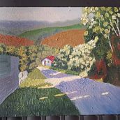 Estudio de la luz en el paisaje al óleo . Fine Arts, Traditional illustration, Naturalistic Illustration, Oil Painting, and Pencil Drawing project by Cesar Ruiz - 02.27.2025