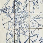 Saudade and the Blue Lines: My Artistic Journey Towards a Depiction of  Saudade . Arts, Crafts, Ceramics, Decoration, Interior Design, Furniture Design, Making, DIY, and Decorative Painting project by almeida_emma7 - 02.27.2025