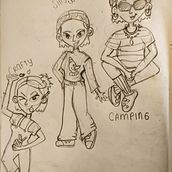Diseño de personaje. Character Design, Drawing, Figure Drawing, and Sketching project by Fer - 02.27.2025