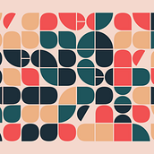 Poster with dynamic shapes. Motion Graphics, Multimedia, and Digital Design project by Anu 2739 - 02.28.2025