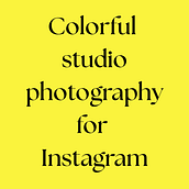 Colorful studio photography for Instagram. Een project van  Art direction, Fotografie, Mobiele fotografie, Lifest, le fotografie, Fotografie voor Instagram e Instagram van Myriam Bakayoko - 28.02.2025