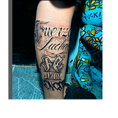 FRASE DE LETTERING  Ein Projekt aus dem Bereich Kalligrafie, Lettering und Tattoodesign von josherazo01 - 28.02.2025