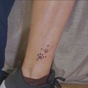 Huellas eternas . Un proyecto de Dibujo, Ilustración tradicional y Diseño de tatuajes de Patricia Santana - 01.03.2025