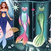 Water and Mermaids Realm | Paper Doll✨. Digital Illustration, Character Design, and Digital Drawing project by Dayanna Bustos - 03.01.2025