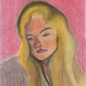 Retrato com Giz Pastel Seco. Artistic Drawing, Drawing, Fine Arts, Traditional illustration, and Portrait Drawing project by Natalia Silva - 03.01.2025