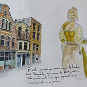 CUADERNO DE VIAJE BÉLGICA-AMSTERDAM-ISLANDIA. Creative Writing, Sketchbook, Narrative, Non-Fiction Writing, and Mindfulness project by Claudia Rivera - 03.01.2025