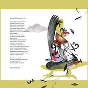a Turkish poem illustrated. Artistic Drawing, Digital Drawing, and Editorial Illustration project by Berna Eyuboglu - 03.02.2025