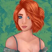 Portrait féminin réalisé sur Procreate. Digital Illustration, Digital Drawing, and Traditional illustration project by Laurie Canuel - 03.02.2025