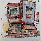 My first attempt . Architectural Illustration, Drawing, Ink Illustration, Sketchbook, and Sketching project by silvaufro - 03.02.2025