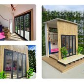 Minha tiny house em maquete. Architecture, Retail Design, Paper Craft, Arts, Crafts, DIY, 3D, Interior Design & Interior Architecture project by gisellemenoio - 03.02.2025
