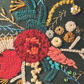 Proyecto Corales Bordados. Un proyecto de Bordado y Diseño textil de Veronica Osorio - 03.03.2025