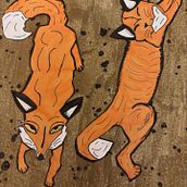 I'm a foxy. Traditional illustration, DIY, and Drawing project by Miranda DiamondUnbreakable - 03.03.2025