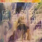 Paisaje. Fine Arts, Painting, Traditional illustration, and Watercolor Painting project by Juan Freddy Abarca Cordero - 03.03.2025
