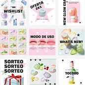 K-Glow Social. Br, ing, Identit, Design, Logo Design, Graphic Design, T, pograph, Design, T, and pograph project by Raquel Hernández Saiz - 03.03.2025