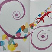 Meus primeiros curso e sketchbook de aquarela Ein Projekt aus dem Bereich Skizzenentwurf, Kreativität, Zeichnung, Traditionelle Illustration, Aquarellmalerei und Sketchbook von fmjesuino - 04.03.2025