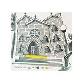 Diário ilustrado com marcadores coloridos. Architectural Illustration, Drawing, Ink Illustration, Sketchbook, and Sketching project by Philipe Ferreira - 03.04.2025