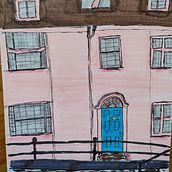 Project house sketching with markers. Architectural Illustration, Ink Illustration, and Sketchbook project by l_lynx - 03.04.2025