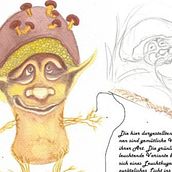 Abschlussprojekt FantasieZeichnung Graphit/Aquarell. Watercolor Painting, Drawing, and Sketchbook project by Inka Kleinke-Bialy - 03.04.2025