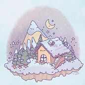 Noite na Neve. Character Design, Digital Illustration, and Manga project by mamiranda_eng - 03.05.2025