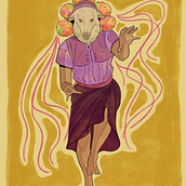 Creacion de personajes basados en mexico- chiapas. Un progetto di Character design, Arte concettuale, Illustrazione digitale, Disegno e Illustrazione tradizionale di Yosselin guadalupe Molina fernandez - 06.03.2025