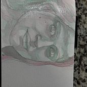 retrato tita. Un progetto di Belle arti, Disegno di ritratti, Pittura e Pittura ad acquerello di Mariela Rojas - 06.03.2025