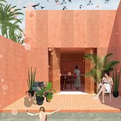 Teste do curso. Un proyecto de Arquitectura, Collage, Diseño de interiores, Diseño gráfico, Arquitectura digital, Arquitectura interior, Ilustración arquitectónica y Paisajismo de Allana Xavier - 07.03.2025