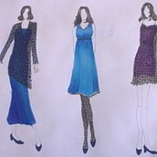 Projeto Final. Sketching, Digital Drawing, Fashion Design, Traditional illustration, and Fashion Illustration	 project by naraquixada12 - 03.07.2025