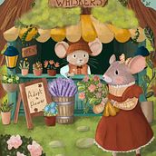 FLORAL WHISKERS. Digital Illustration, Children's Illustration, and Digital Drawing project by inkedveg - 03.08.2025
