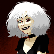 Midnight vampire fanart. Ilustração digital projeto de Mateo Montaño - 08.03.2025