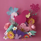 Un mundo de creatividad e imaginación. Un proyecto de Dirección de arte, Creatividad, Ilustración tradicional, Papercraft, Fotografía de producto y Escenografía de anavadeviaje - 08.03.2025