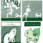 Gata bulbassauro. Projekt z dziedziny Komiks, Design, Projektowanie c, frowe, Ilustracja c, frowa, Trad, c i jna ilustracja użytkownika Danilo & Garber - 09.03.2025