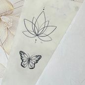 Fine Line . Un progetto di Design di tatuaggi di alba147 - 09.03.2025
