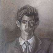 AUTORETRATO. Fine Arts, Drawing, Portrait Drawing, Realistic Drawing, and Traditional illustration project by themisteridea - 03.10.2025