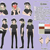 Fichas de personajes (Oc's Personales).. Digital Drawing, and Comic project by Matthew Eloy Orozco Osoria - 03.10.2025